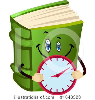 Royalty-Free (RF) Book Mascot Clipart Illustration by Morphart Creations - Stock Sample #1648528
