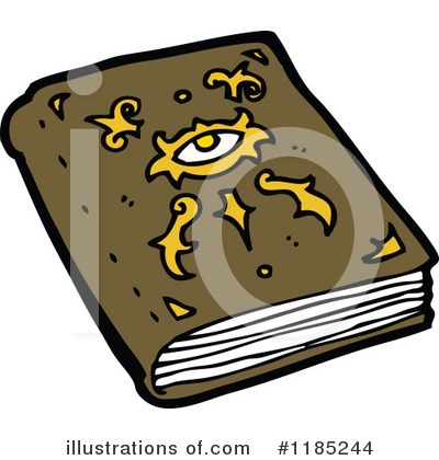 Royalty-Free (RF) Book Of Spells Clipart Illustration by lineartestpilot - Stock Sample #1185244
