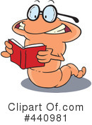 Book Worm Clipart #440981 by toonaday