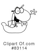 Book Worm Clipart #83114 by Hit Toon