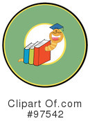 Book Worm Clipart #97542 by Hit Toon