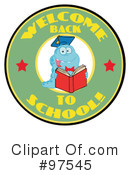 Book Worm Clipart #97545 by Hit Toon