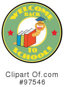 Book Worm Clipart #97546 by Hit Toon