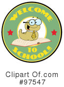 Book Worm Clipart #97547 by Hit Toon