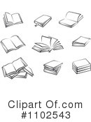 Books Clipart #1102543 by Vector Tradition SM