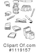 Books Clipart #1119157 by lineartestpilot