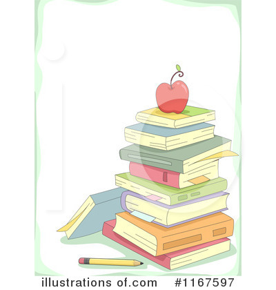 Royalty-Free (RF) Books Clipart Illustration by BNP Design Studio - Stock Sample #1167597