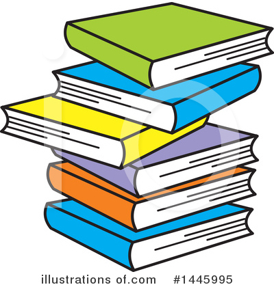 Books Clipart #1445995 by Johnny Sajem