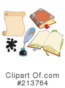 Books Clipart #213764 by visekart