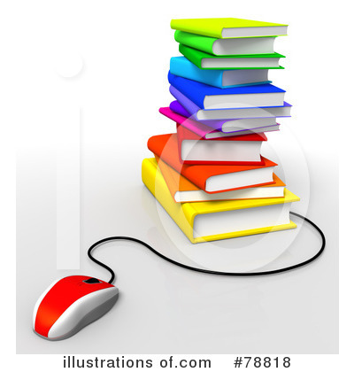 Royalty-Free (RF) Books Clipart Illustration by Tonis Pan - Stock Sample #78818