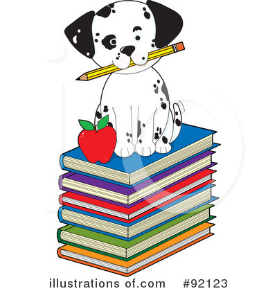 Royalty-Free (RF) Books Clipart Illustration by Maria Bell - Stock Sample #92123