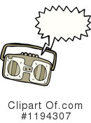 Boom Box Clipart #1194307 by lineartestpilot