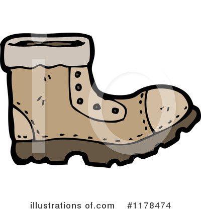 Royalty-Free (RF) Boot Clipart Illustration by lineartestpilot - Stock Sample #1178474