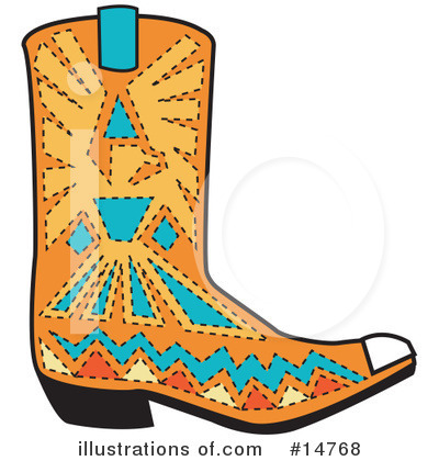 Cowboy Boot Clipart #14768 by Andy Nortnik