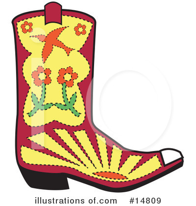 Royalty-Free (RF) Boot Clipart Illustration by Andy Nortnik - Stock Sample #14809