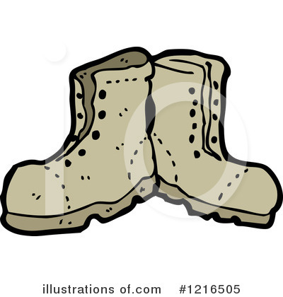 Royalty-Free (RF) Boots Clipart Illustration by lineartestpilot - Stock Sample #1216505