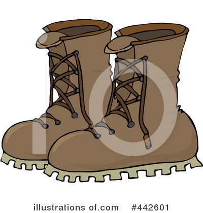 Royalty-Free (RF) Boots Clipart Illustration by djart - Stock Sample #442601