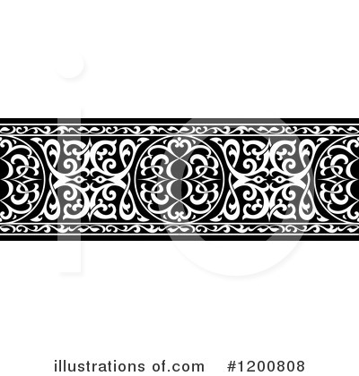 Royalty-Free (RF) Border Clipart Illustration by Vector Tradition SM - Stock Sample #1200808