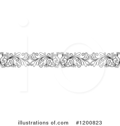 Royalty-Free (RF) Border Clipart Illustration by Vector Tradition SM - Stock Sample #1200823