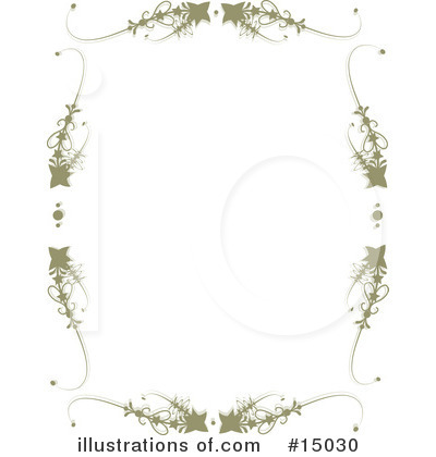 Royalty-Free (RF) Border Clipart Illustration by Maria Bell - Stock Sample #15030