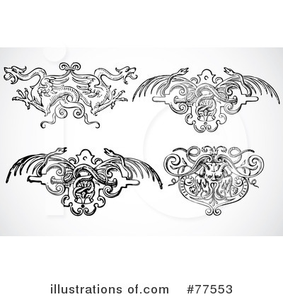 Dragons Clipart #77553 by BestVector