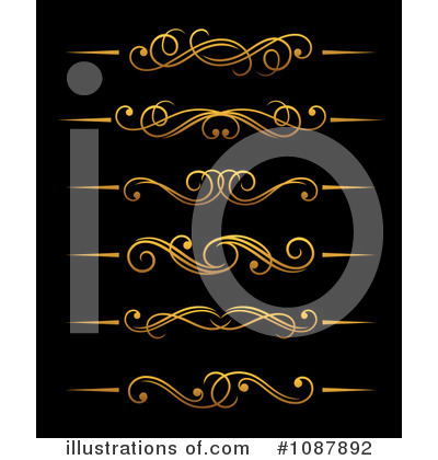 Royalty-Free (RF) Borders Clipart Illustration by Vector Tradition SM - Stock Sample #1087892