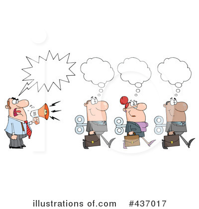 Royalty-Free (RF) Boss Clipart Illustration by Hit Toon - Stock Sample #437017