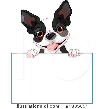 Boston Terrier Clipart #1305851 by Pushkin