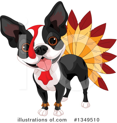Royalty-Free (RF) Boston Terrier Clipart Illustration by Pushkin - Stock Sample #1349510