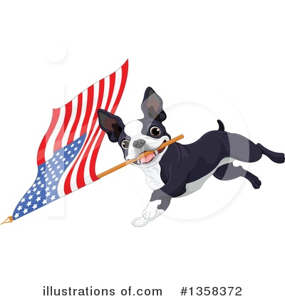 Boston Terrier Clipart #1358372 by Pushkin
