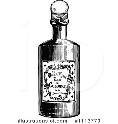 Royalty-Free (RF) Bottle Clipart Illustration by Prawny Vintage - Stock Sample #1113770