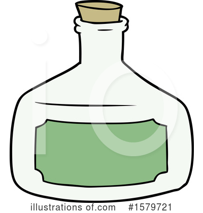 Royalty-Free (RF) Bottle Clipart Illustration by lineartestpilot - Stock Sample #1579721