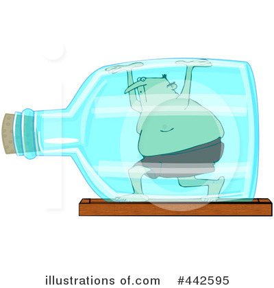Royalty-Free (RF) Bottle Clipart Illustration by djart - Stock Sample #442595