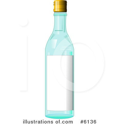 Royalty-Free (RF) Bottle Clipart Illustration by djart - Stock Sample #6136