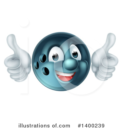 Bowling Ball Clipart #1400239 by AtStockIllustration