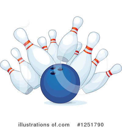 Royalty-Free (RF) Bowling Clipart Illustration by Pushkin - Stock Sample #1251790