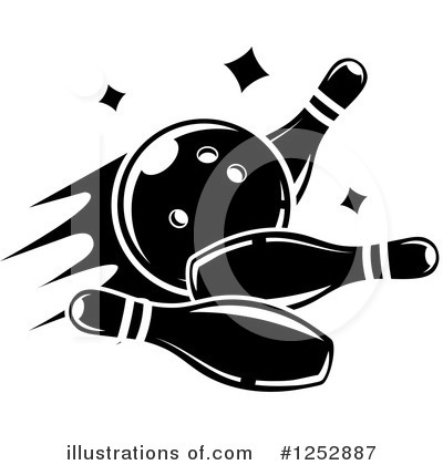 Bowling Ball Clipart #1252887 by Vector Tradition SM
