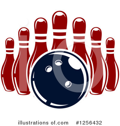 Royalty-Free (RF) Bowling Clipart Illustration by Vector Tradition SM - Stock Sample #1256432
