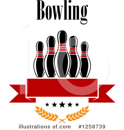 Royalty-Free (RF) Bowling Clipart Illustration by Vector Tradition SM - Stock Sample #1258739