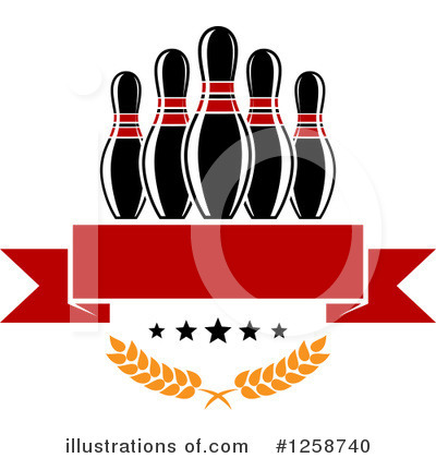 Bowling Clipart #1258740 by Vector Tradition SM