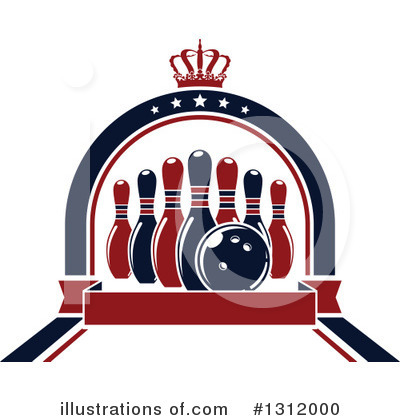 Royalty-Free (RF) Bowling Clipart Illustration by Vector Tradition SM - Stock Sample #1312000