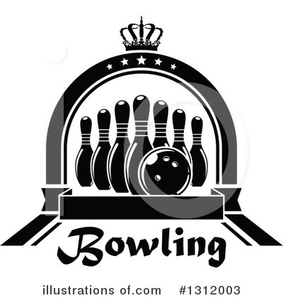 Royalty-Free (RF) Bowling Clipart Illustration by Vector Tradition SM - Stock Sample #1312003