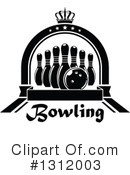 Bowling Clipart #1312003 by Vector Tradition SM