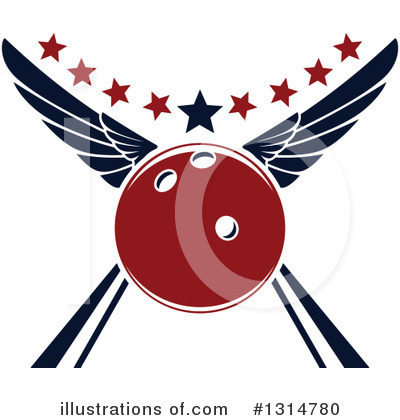 Royalty-Free (RF) Bowling Clipart Illustration by Vector Tradition SM - Stock Sample #1314780
