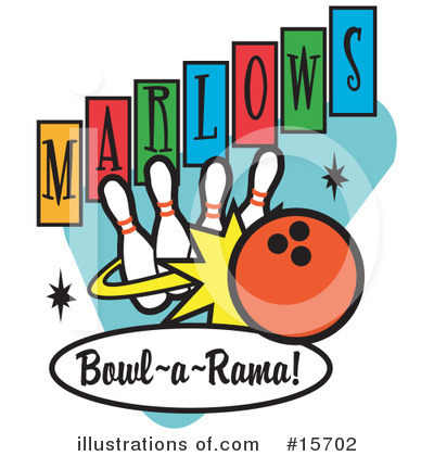 Royalty-Free (RF) Bowling Clipart Illustration by Andy Nortnik - Stock Sample #15702