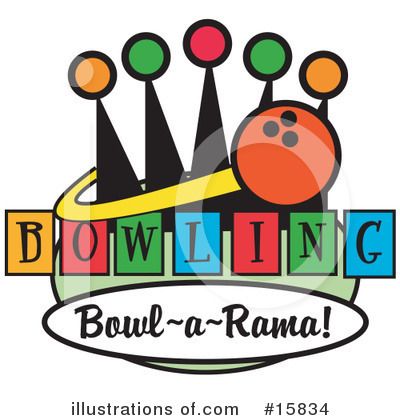 Royalty-Free (RF) Bowling Clipart Illustration by Andy Nortnik - Stock Sample #15834