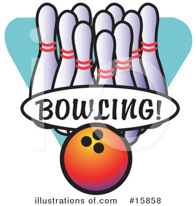Royalty-Free (RF) Bowling Clipart Illustration by Andy Nortnik - Stock Sample #15858