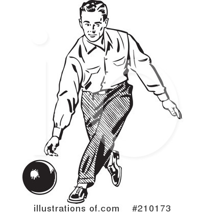 Royalty-Free (RF) Bowling Clipart Illustration by BestVector - Stock Sample #210173