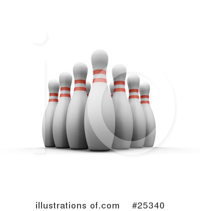 Royalty-Free (RF) Bowling Clipart Illustration by KJ Pargeter - Stock Sample #25340