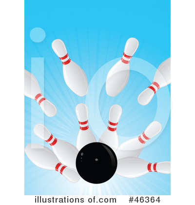 Royalty-Free (RF) Bowling Clipart Illustration by elaineitalia - Stock Sample #46364